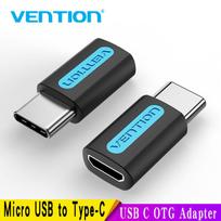Vention USB Type C OTG Adapter Micro USB to Type-C Adapter Charging Cable Converter for Xiaomi mi 9 10 Huawei P30 Pro Oneplus 7 juoda
