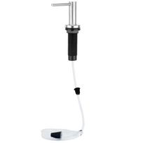 Metal Sink Mounted Liquid Soap Pump Dispenser Under Sink Soap Dispenser Kitchen Large Capacity Sink Dish Washing Dispenser