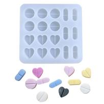 Silicone Quicksand Shaker Filling Mold Capsule Heart Silicone Mold for Crafting Jewelry Making,Pendant,Keychain Charm 1