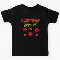 Ladybug Birthday Party Ladybug Squad Girl Matching Kids T-Shirt 130