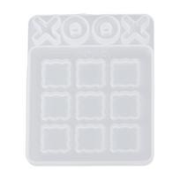 Tic Tac Toe Game Mold DIY Silicone Resin Mould Table Classic Strategy X O Games 1