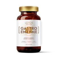 GASTRO ENZYME Virškinimo fermentų kompleksas, 90 kapsulių