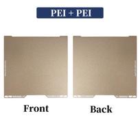H2D Build Plate PEI Smooth PEO PET PEY Double Sided Spring Buildplate Steel Sheet For Bambu Lab H2D with QR Code PEI-PEI Gold