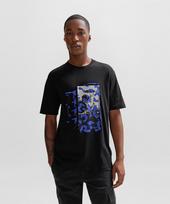 Boss Music Style Print Short Sleeve T-Shirt 50510021_001 Black/L