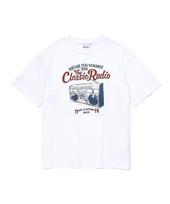 Coolt Retro Radio T-Shirt White White/M