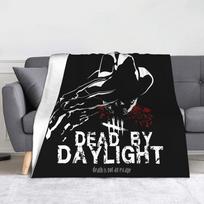 Dead by daylight Blankets Coral Fleece Plush Horror Trapper Killers Game Portable Soft Throw Blanket for Home Bedroom Bedspread Size: 75*100cm, Weight: 230 GSM