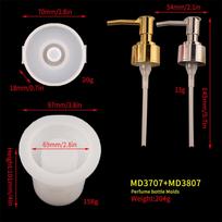 DM105 Perfume Bottle Epoxy Resin Mold Set DIY Cup Silicone Mould Box Container Molds Craft Jewelry Making Tools Normal