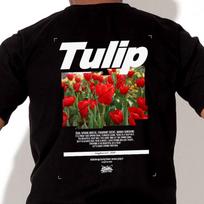 Doldol Loving-Flower_T_06 Loving Flower Spring Tulip Graphic Design T-Shirt White/M