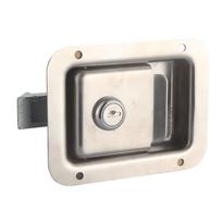 Priekabos įrankių dėžės T formos rankena Durų spyna Plieninė kemperio furgono sunkvežimio RV Premium sulankstoma fiksavimo rankena Durų spyna Stainless Steel Door&Stainless Steel&Door Lock black