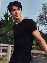Top Ten Men'S) Cool-Air Crew Neck Short Sleeve T-Shirt_Msf5Us1601 Bk/90