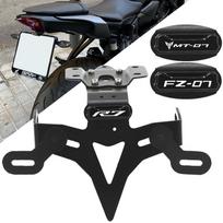 Valstybinio numerio laikiklis YAMAHA YZF R7 MT07 YZF-R7 MT-07 FZ07 FZ 07 Priedai Uodegos tvarkiklis Sparno šalinimo priemonė Registracija MT07 LOGO Black