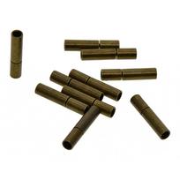 10 rinkinių 14x3 mm durtuvų užsegimas odinių laidų galų jungties papuošalų kūrimas 14x3mm