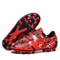 Football Shoes Children Green Five-a-side Kids Soccer Training Low-top Long Nails Non-slip Rubber Nails Football Sneakers 35