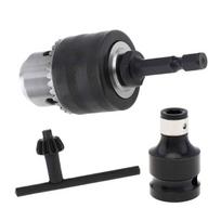 3/8 colio grąžto griebtuvo adapteris Griebtuvas Grąžtas su 1/4 colio greito keitimo kotu 1/2 colio adapteris Smūginiai ginklai Grąžto adapteris