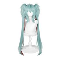 Hatsune Miku Little Raccoon imitacija, kvėpuojanti imitacija, komiksų šou Cospaly perukas 108cm vario patina