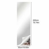 Veidrodinė Sienos Lipdukas TV Foninė Sienos Lipdukas „Pasidaryk pats“ Namams (0.2MM)*50*200cm