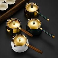 Degree Rotating Portable Teapot for Cooking Tea - Teahouse, Hiking, Hotel, Camping Steel Handle