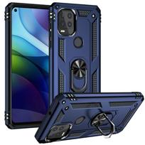 For Motorola Moto G Stylus 5G / 2021 Shockproof TPU + PC Protective Case with 360 Degree Rotating Holder For Motorola Moto G Stylus 5G / 2021 mėlyna
