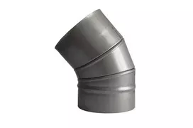 Kaminų alkūnė WADEX 115. D130 mm 45°