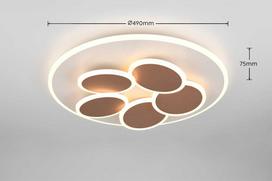 Šviestuvas lubinis Trio Mandala, LED, 2700 - 6500 °K, 1 x 35 W