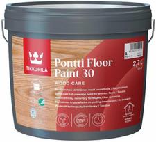 Grindų dažai Tikkurila, balti, 2.7 l