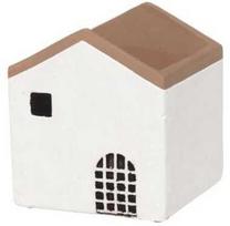 Gėlių vazonas 4Living 643538, cementinis, rudas/baltas