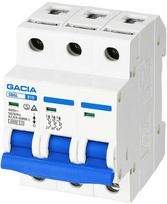 Jungiklis Gacia SB6L3PB10, 3P, B, 6kA, 10 A