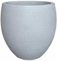 Gėlių vazonas Domoletti RP17-695, keramika/cementas, baltas