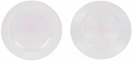 Lėkštės AKX101200, 33 cm, plastikinės, baltos