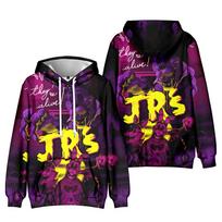 KARŠTI Madingi Five Nights At Freddy's Hoodies Rudeniui Ilgomis Rankovėmis Unisex Harajuku Megztiniai Streetwear Juokingi Drabužiai Džemperis XS black