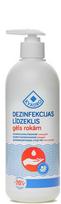 DEZINFEKCIJOS PRIEMONĖ, gelis rankoms, etanolis 70%, 500 ml