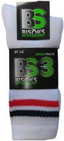 Sportinės kojinės Bisoks Sport 11011K, baltos spalvos, 43-46, 3 vnt.