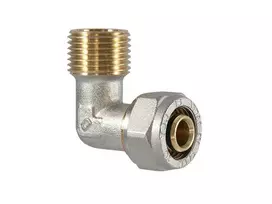 Tdm Brass Užveržiama alkūnė 1075, 3/4" x 26 mm x 3 mm, išor. srieg.