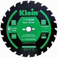 Klein 315x30x3.2mm 24 dantys – diskinis pjūklas statybvietėms ir griovimui