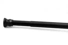 Vonios karnizas Ridder Wien 55111, 70 - 115 cm, DIA 25 mm, juoda sp.