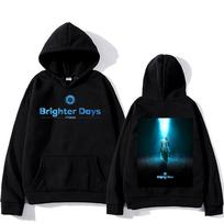 Brighter Days Ahead Graphic Print Hoodie Ariana Grande Fashion Aesthetic Sweatshirt Perfect Fans Gifts Clothing Pullover S