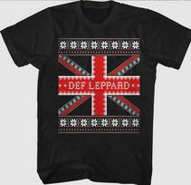 New Def Leppard Christmas gift ugly  Cotton Unisex Tshirt Tops tee All Size 22D269 L