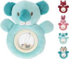 Barškutis Koala,Lapė,Zuikis,Liūtas, mėlyna/raudona/rožinė