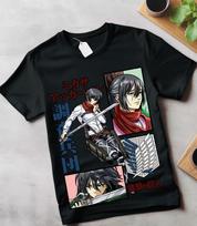 Mikasa marškinėliai Attack on Titan marškinėliai Shingeki No Kyojin Anime AOT marškinėliai Visų dydžių 4XL