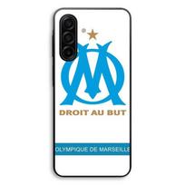 Dėklas Samsung Galaxy A17 OM Olympique de Marseille logotipas baltas Fonas Maniacase juoda