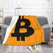 Bitcoin Aksomo Spaudinys Kriptovaliuta Btc Blockchain Kvėpuojanti Super Minkšta Mesti Antklodė Sofai Automobilio Lovos Pledai# 75X95CM