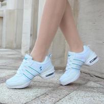 Dancing Shoes For Women Sports Feature Modern Jazz Dance Shoes Soft Outsole Breath Dance Shoes Female Waltz Sneakers 35