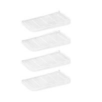 4/8Pcs Furniture Leveling Spacer Clear Furniture Leveling Shims Cabinet Leg Adjusters Wedge Gasket for Uneven Flooring