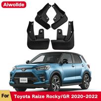 Purvasargiai, skirti Toyota Raize Rocky GR 2022 purslų apsaugai sparnai purvasaugiai priekiniams galiniams purvasaugiams Toyota Raize Rocky