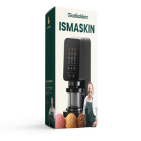 Gladkokken - Ledų gaminimo aparatas - Juodas - 500 ml talpos indelis (pridedami 3 indeliai)