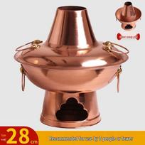 Traditional Pure Copper Charcoal Hot Pot