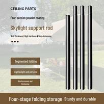 Camping Tent & Tarp Support Poles (Pair)