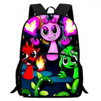 Kids' Cartoon Schoolbags Sprunki Printed Child Backpack,Large Capacity Bookbags for Kindergarten Students,Bags for Boys Girls