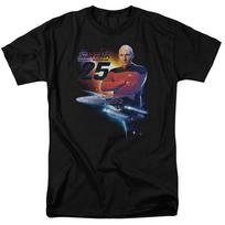 26 Star Trek TNG 25 T Shirt Licensed Sci-Fi TV Classic Adult Tee New Black Unisex T-Shirt XXXXL