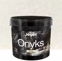 Dekoratyvinis tinkas, sienoms Jeger Onyks Ecru, ecru, 7kg